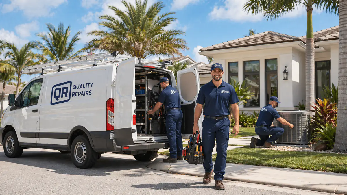 About Quality Repairs: South Florida HVAC & Appliance Help Built on Clear Next Steps
